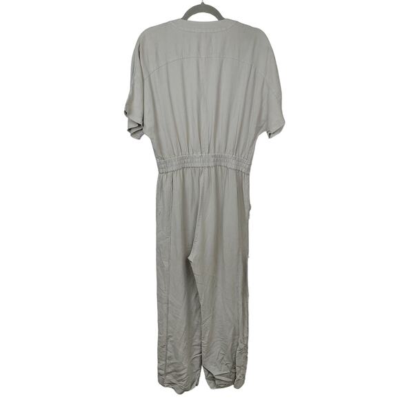 Joes‎ Jeans Linen Blend Jumpsuit Womens Small Gray Lyocell Utility Safari - Picture 5 of 8
